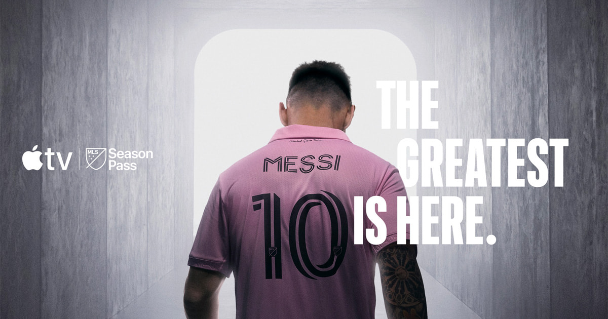 Apple celebrates Lionel Messi’s debut with Inter Miami CF on MLS Season Pass