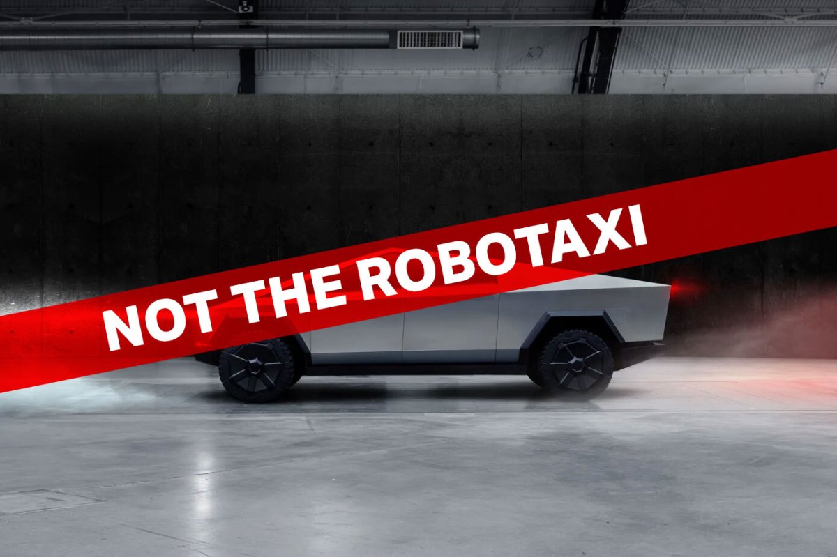 Tesla robotaxi concept looks like a two-seater Cybertruck
