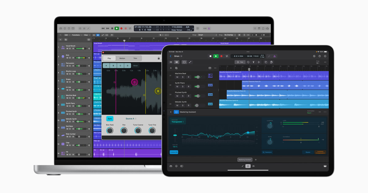 Apple supercharges Logic Pro for Mac and iPad