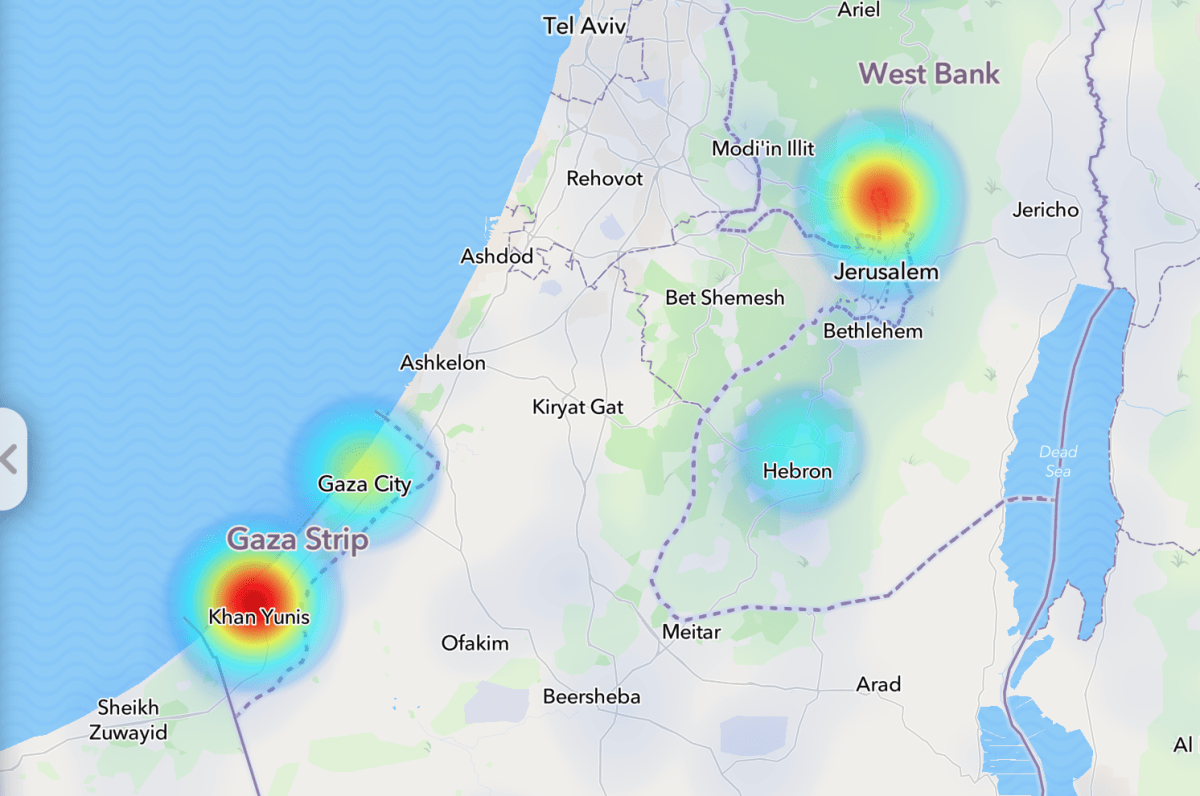 People are turning to Snap Map for firsthand perspectives from Gaza